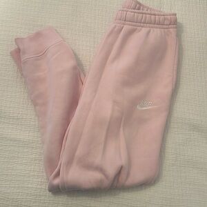 Pink Nike sweat pants
